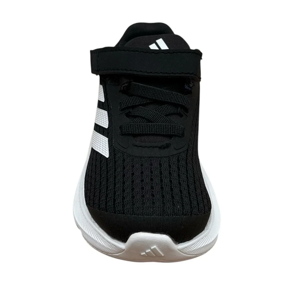 Adidas Duramo Baby Infant Boys Slip-on Sneaker Size 5 Black-White Flexible Shoes